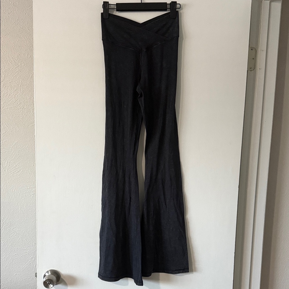 Elegant Black Flared Women's Leggings